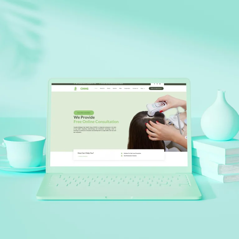 CIHHG (Canada Intelligent Hair Health Group) — website by W3Inventor